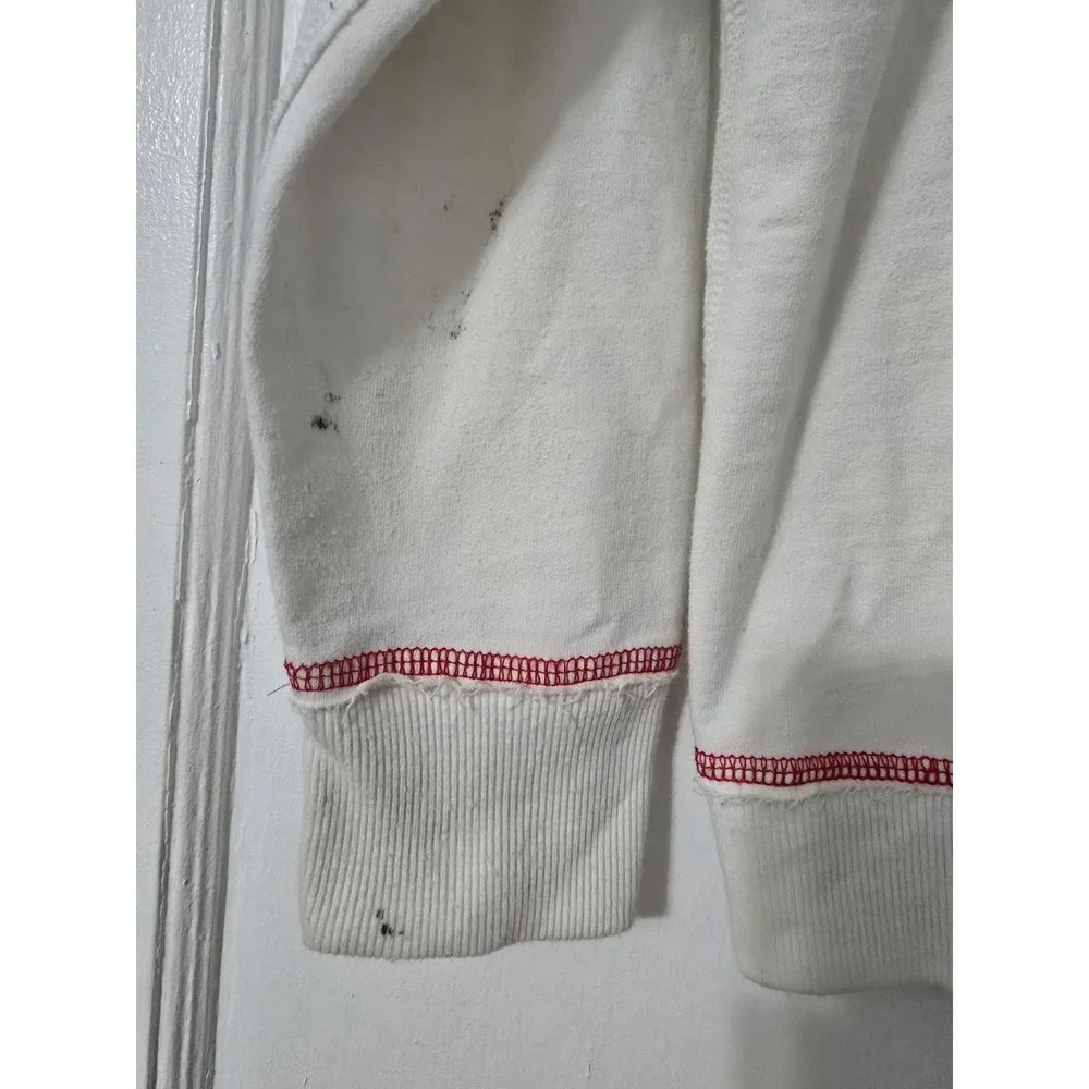 Disney Girls Sweater Size Large‎ White Long Sleeve Hooded Casual Disney Land